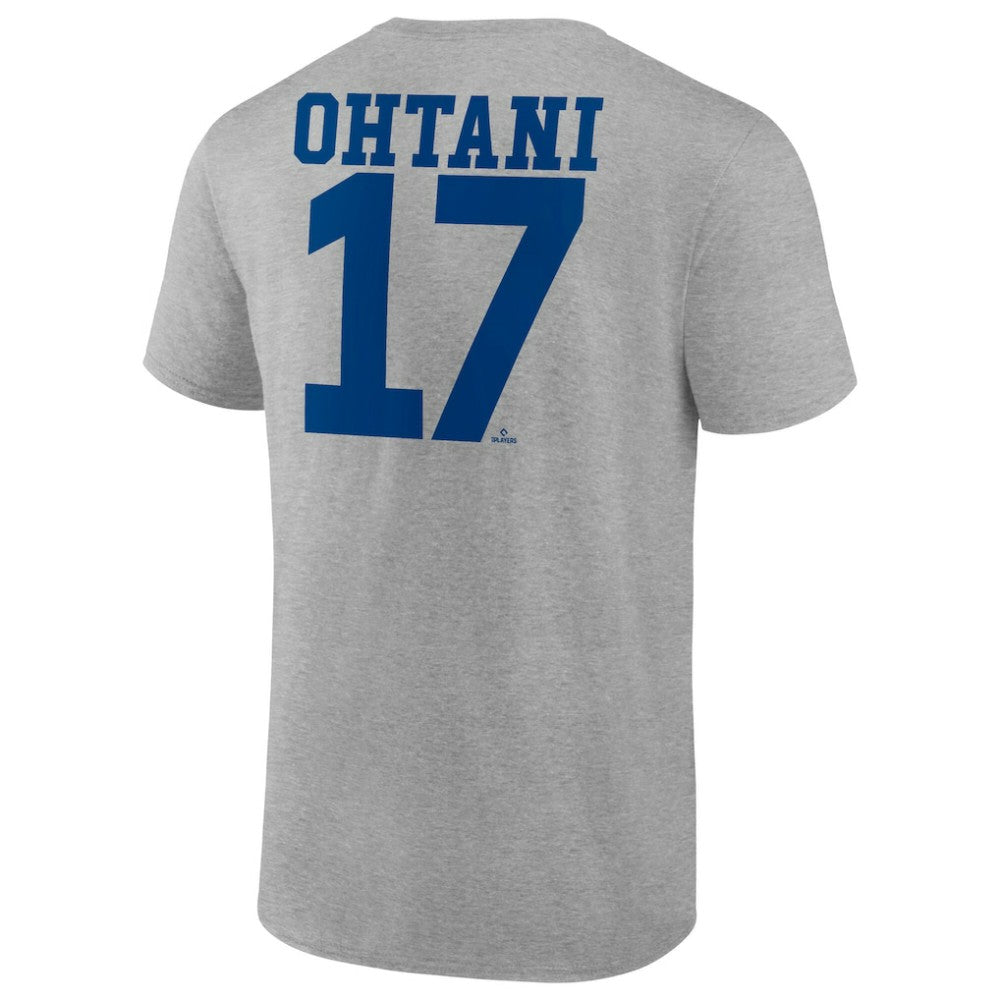 Shohei Ohtani Los Angeles Dodgers Player Name & Number T-Shirt for sale