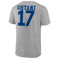 Shohei Ohtani Los Angeles Dodgers Player Name & Number T-Shirt for sale