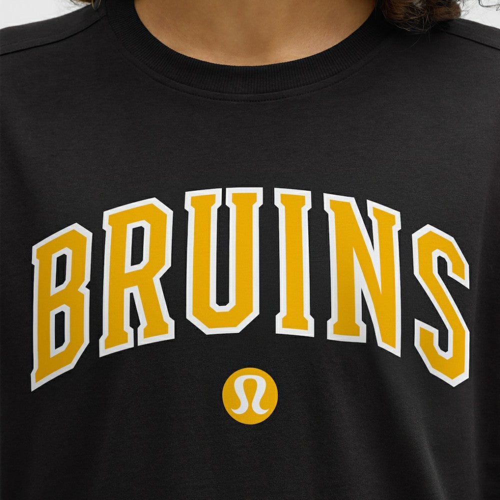 Boston Bruins lululemon Women's All Yours Organic Cotton T-Shirt - Black | NHL near me