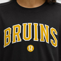 Boston Bruins lululemon Women's All Yours Organic Cotton T-Shirt - Black | NHL near me