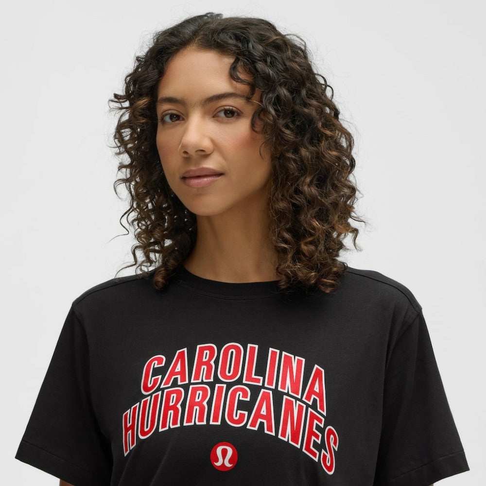 Carolina Hurricanes lululemon Women's All Yours Organic Cotton T-Shirt - Black | NHL near me