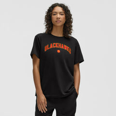 Chicago Blackhawks lululemon Women's All Yours Organic Cotton T-Shirt - Black | NHL near me