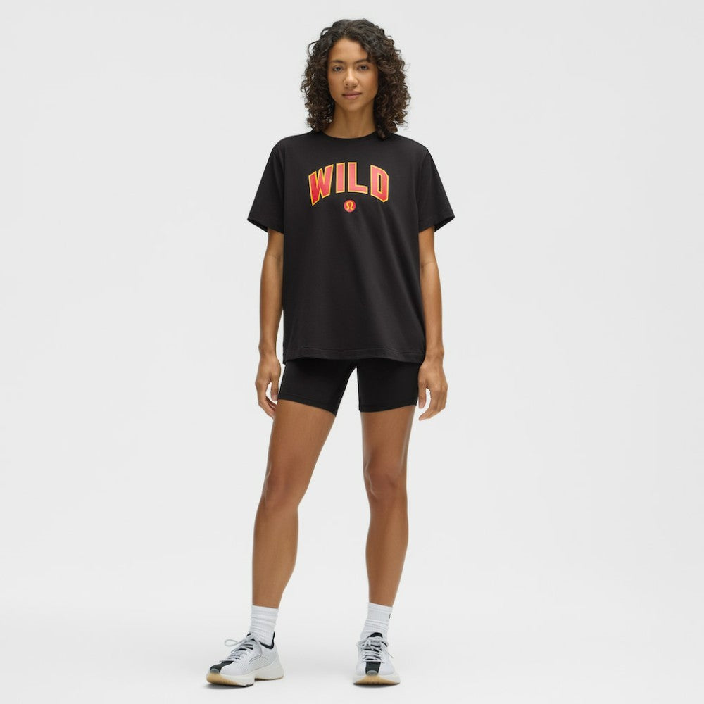 Minnesota Wild lululemon Women's All Yours Organic Cotton T-Shirt - Black | NHL sale