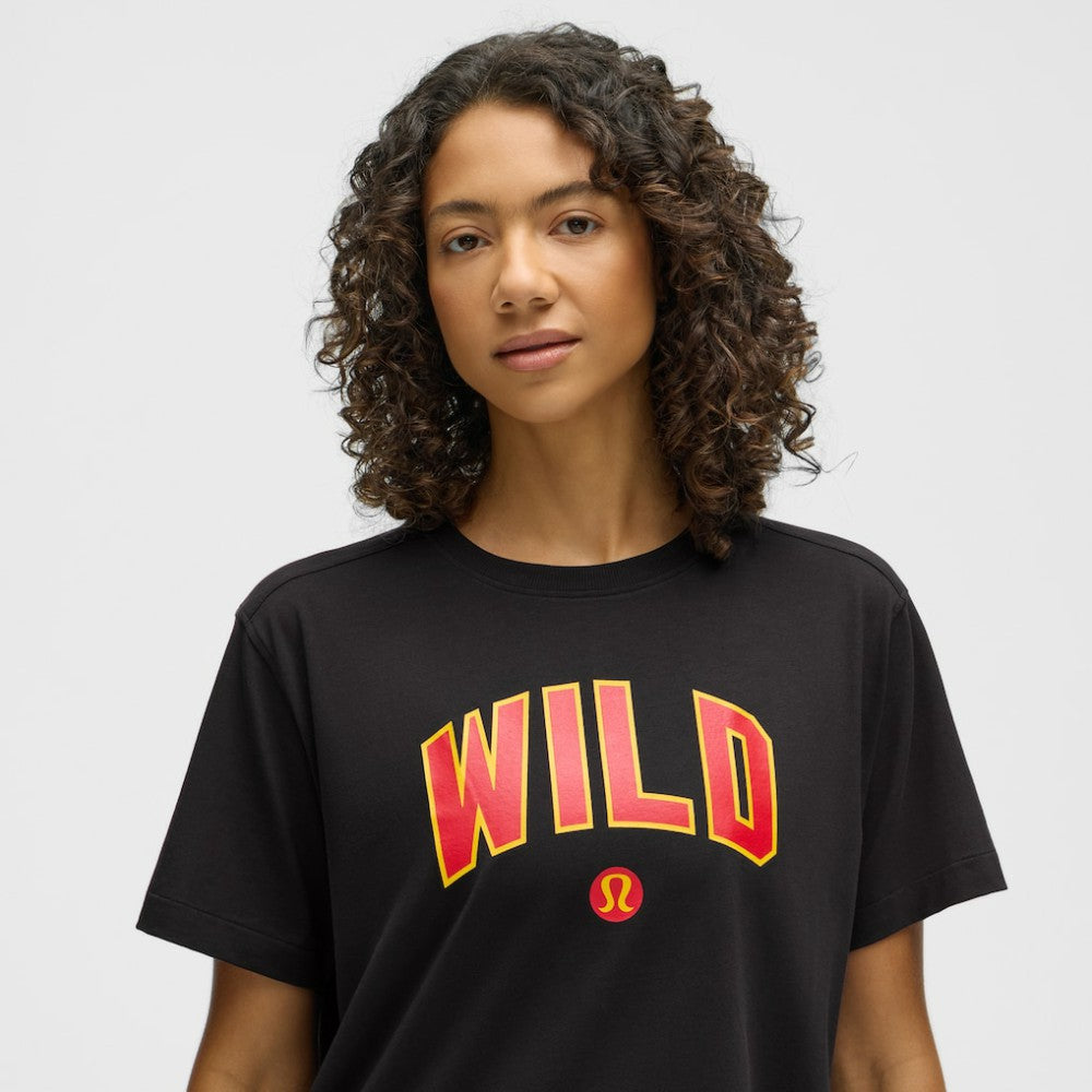 Minnesota Wild lululemon Women's All Yours Organic Cotton T-Shirt - Black | NHL sale