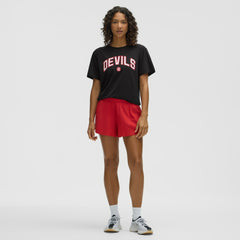 New Jersey Devils lululemon Women's All Yours Organic Cotton T-Shirt - Black | NHL Lifestyle