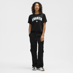 Seattle Kraken lululemon Women's All Yours Organic Cotton T-Shirt - Black | NHL Clearance