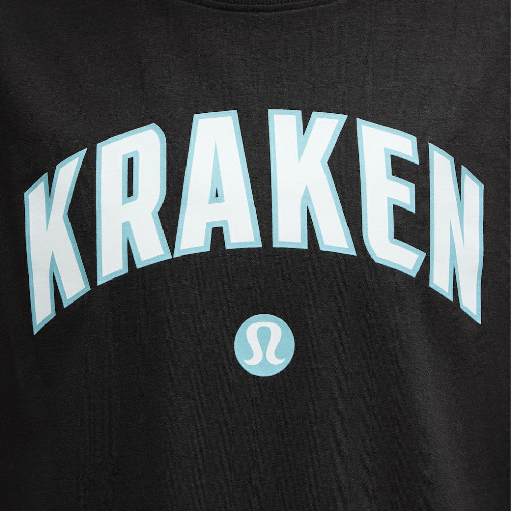Seattle Kraken lululemon Women's All Yours Organic Cotton T-Shirt - Black | NHL Clearance