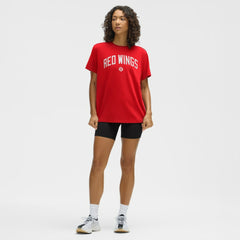 Detroit Red Wings lululemon Women's All Yours Organic Cotton T-Shirt - True Red | NHL discount