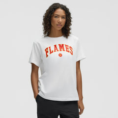 Calgary Flames lululemon Women's All Yours Organic Cotton T-Shirt - White | NHL discount