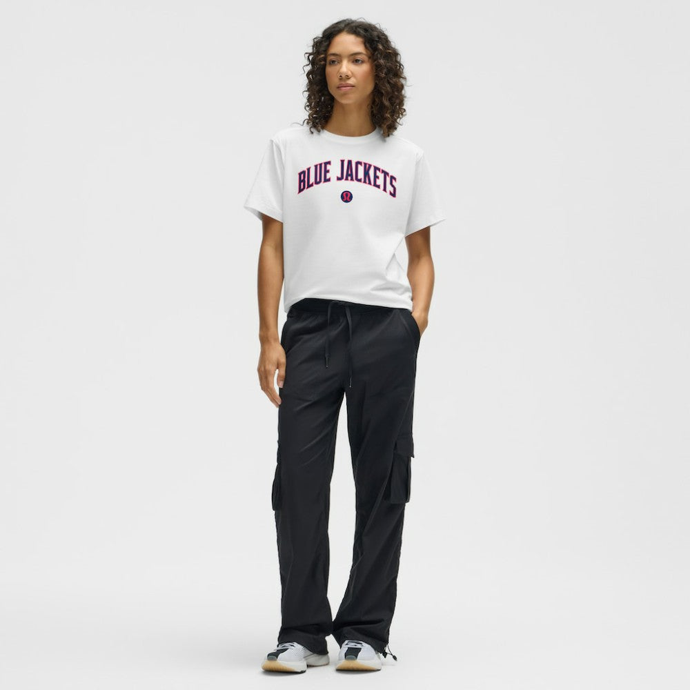 Columbus Blue Jackets lululemon Women's All Yours Organic Cotton T-Shirt - White | NHL discount