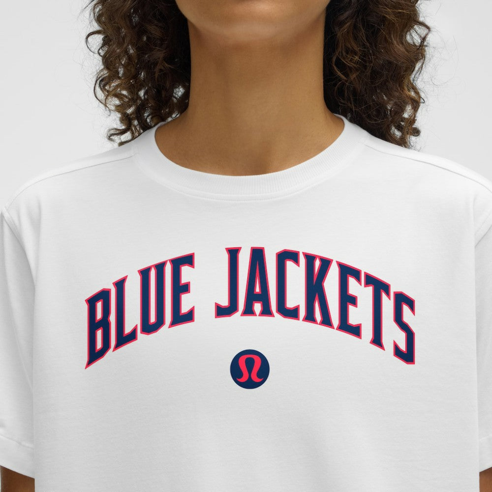 Columbus Blue Jackets lululemon Women's All Yours Organic Cotton T-Shirt - White | NHL discount
