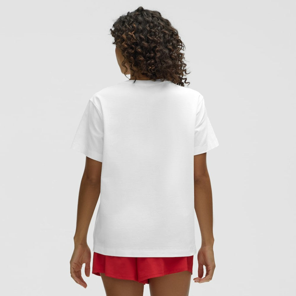 New York Rangers lululemon Women's All Yours Organic Cotton T-Shirt - White | NHL on sale