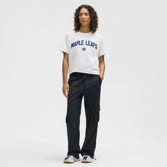 Toronto Maple Leafs lululemon Women's All Yours Organic Cotton T-Shirt - White | NHL Clearance