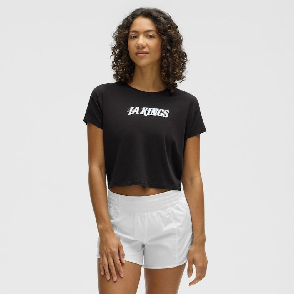 Los Angeles Kings lululemon Women's Cates T-Shirt - Black | NHL online