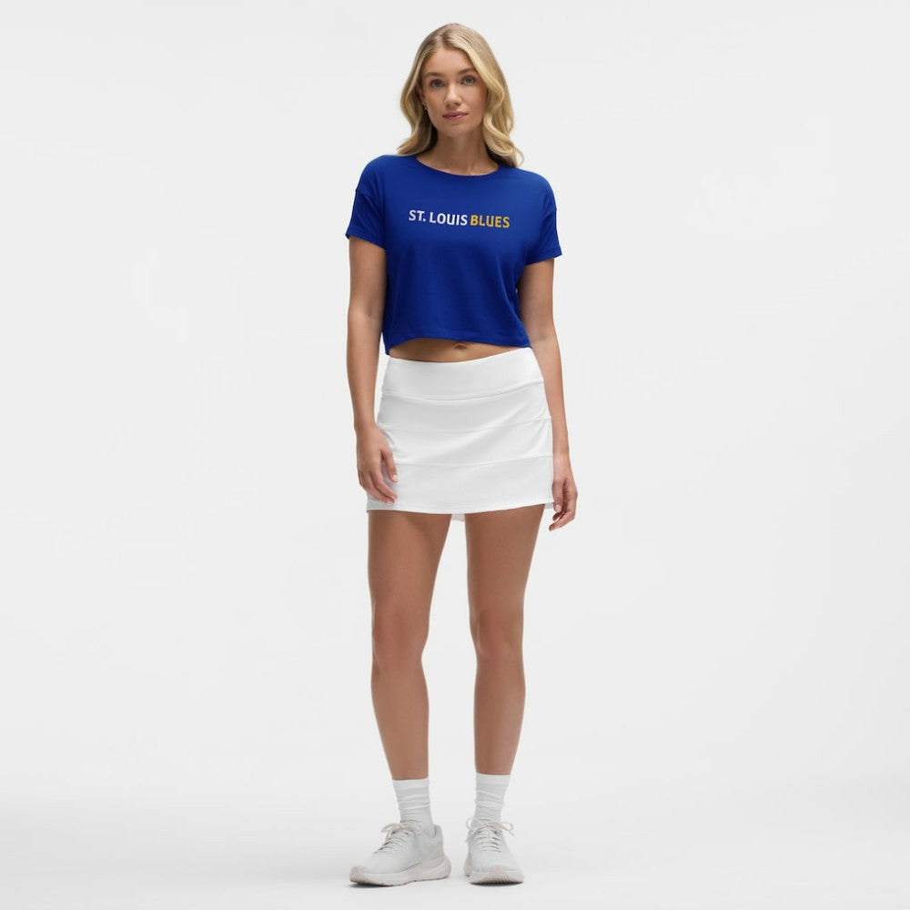 St. Louis Blues lululemon Women's Cates T-Shirt - College Cobalt | NHL sale