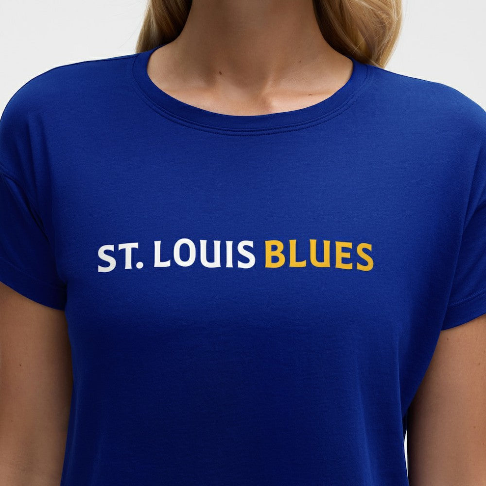 St. Louis Blues lululemon Women's Cates T-Shirt - College Cobalt | NHL sale