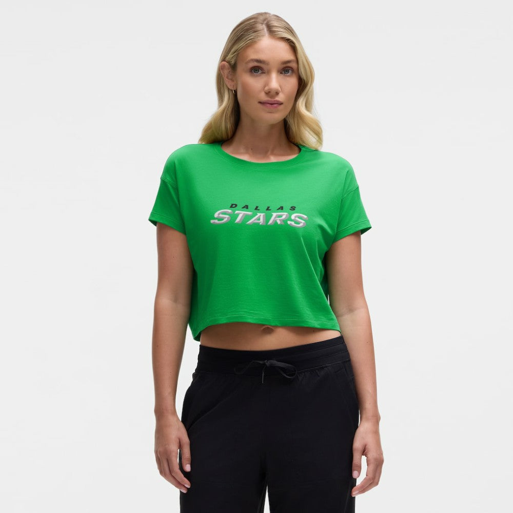 Dallas Stars lululemon Women's Cates T-Shirt - Green | NHL Clearance