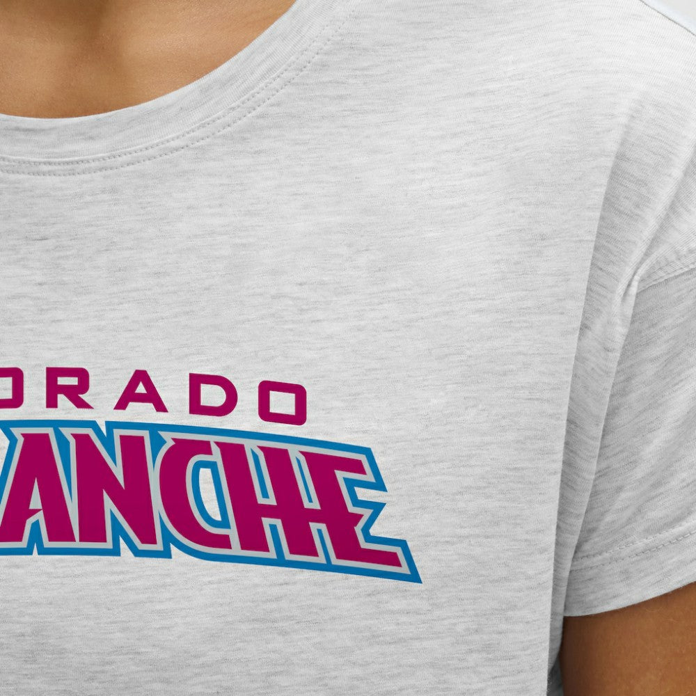 Colorado Avalanche lululemon Women's Cates T-Shirt - Heathered Core Ultra Light Grey | NHL discount