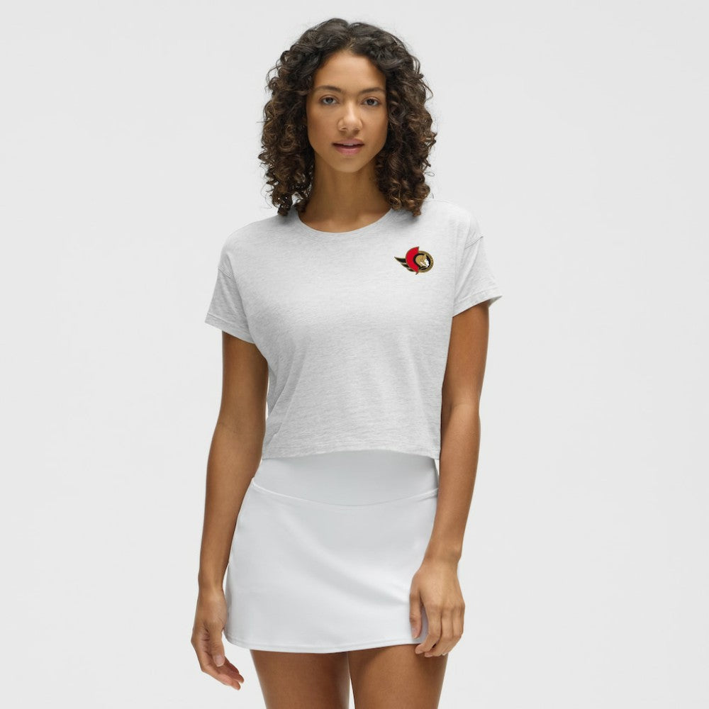 Ottawa Senators lululemon Women's Cates T-Shirt - Heathered Core Ultra Light Grey | NHL sale