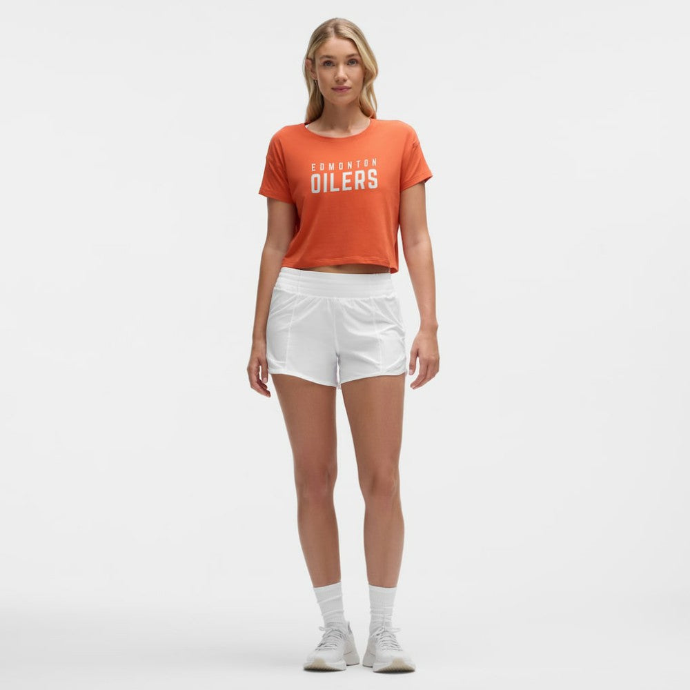 Edmonton Oilers lululemon Women's Cates T-Shirt - Sienna | NHL near me