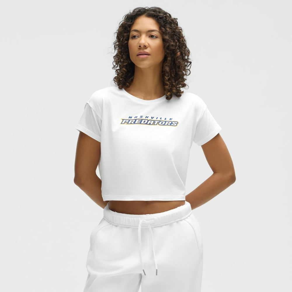 Nashville Predators lululemon Women's Cates T-Shirt - White | NHL discount