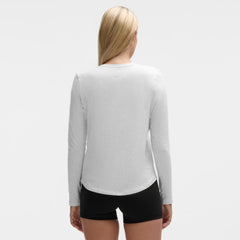 Anaheim Ducks lululemon Women's Love Long Sleeve T-Shirt - Heathered Core Ultra Light Grey | NHL Clearance