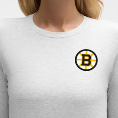 Boston Bruins lululemon Women's Love Long Sleeve T-Shirt - Heathered Core Ultra Light Grey | NHL online