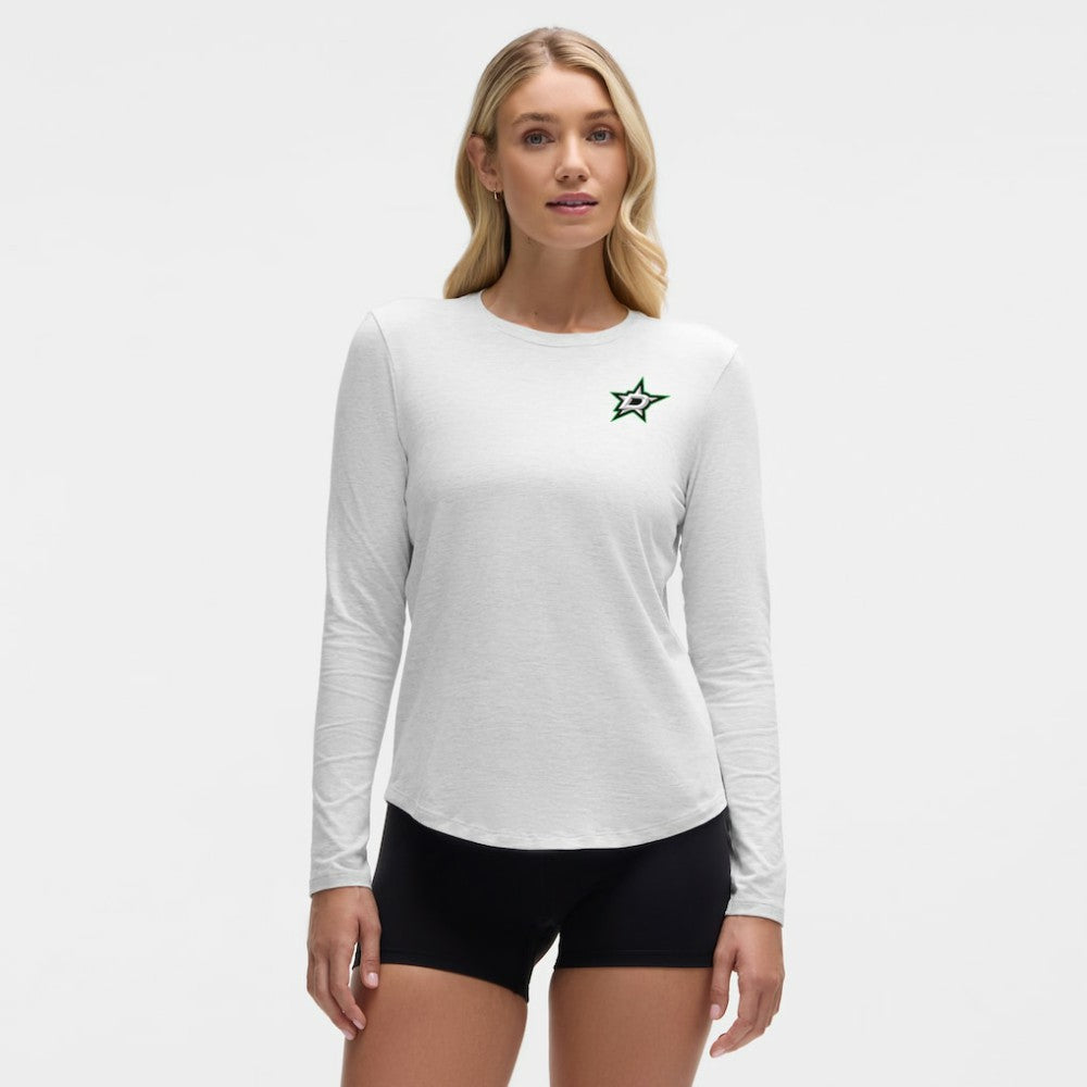 Dallas Stars lululemon Women's Love Long Sleeve T-Shirt - Heathered Core Ultra Light Grey | NHL discount