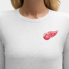 Detroit Red Wings lululemon Women's Love Long Sleeve T-Shirt - Heathered Core Ultra Light Grey | NHL online