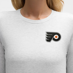 Philadelphia Flyers lululemon Women's Love Long Sleeve T-Shirt - Heathered Core Ultra Light Grey | NHL sale