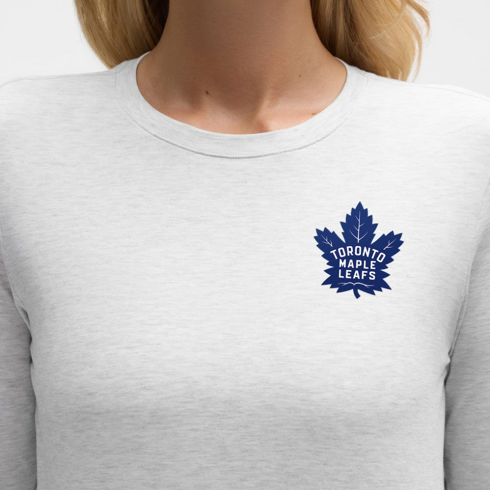 Toronto Maple Leafs lululemon Women's Love Long Sleeve T-Shirt - Heathered Core Ultra Light Grey | NHL discount
