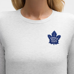 Toronto Maple Leafs lululemon Women's Love Long Sleeve T-Shirt - Heathered Core Ultra Light Grey | NHL discount