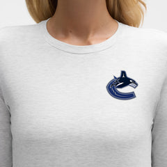 Vancouver Canucks lululemon Women's Love Long Sleeve T-Shirt - Heathered Core Ultra Light Grey | NHL discount