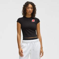 New Jersey Devils lululemon Women's Baby T-Shirt - Black | NHL discount