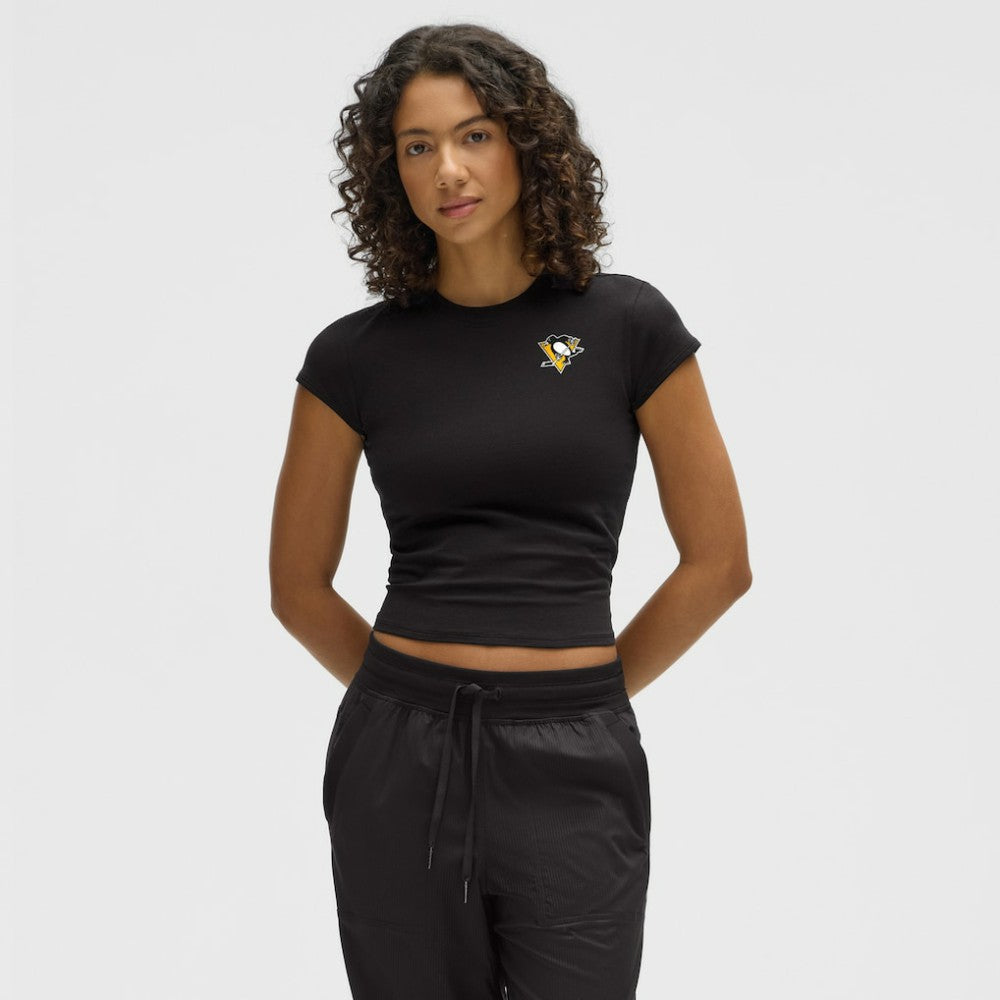 Pittsburgh Penguins lululemon Women's Baby T-Shirt - Black | NHL near me