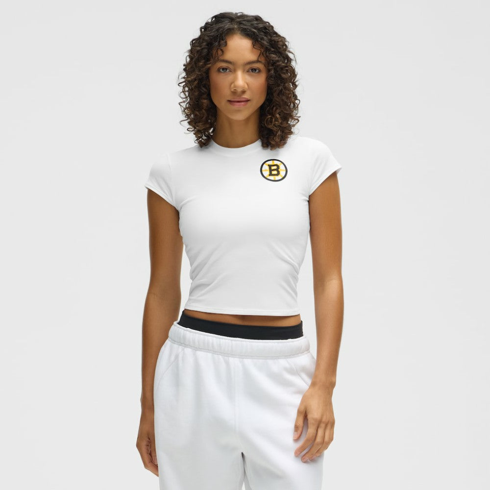 Boston Bruins lululemon Women's Baby T-Shirt - White | NHL on sale