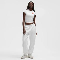 Calgary Flames lululemon Women's Baby T-Shirt - White | NHL sale