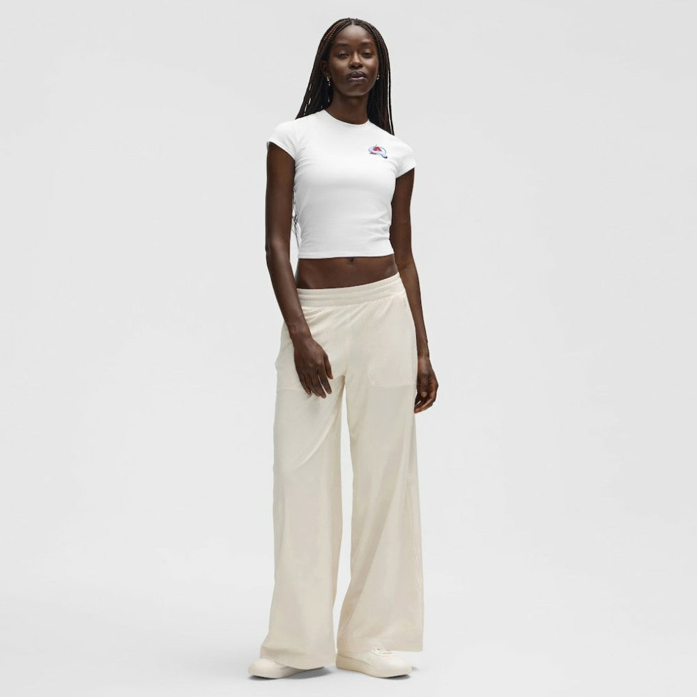 Colorado Avalanche lululemon Women's Baby T-Shirt - White | NHL on sale