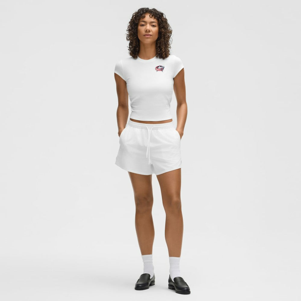 Columbus Blue Jackets lululemon Women's Baby T-Shirt - White | NHL near me