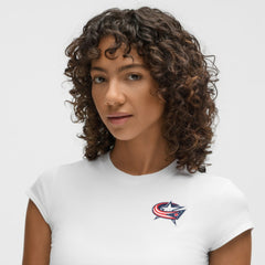 Columbus Blue Jackets lululemon Women's Baby T-Shirt - White | NHL near me