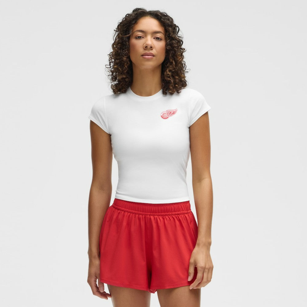 Detroit Red Wings lululemon Women's Baby T-Shirt - White | NHL on sale