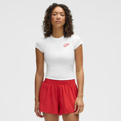 Detroit Red Wings lululemon Women's Baby T-Shirt - White | NHL on sale