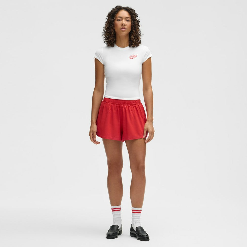Detroit Red Wings lululemon Women's Baby T-Shirt - White | NHL on sale