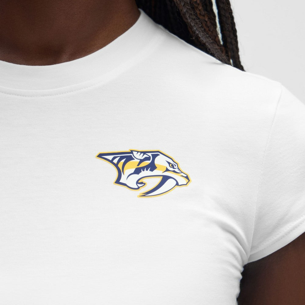 Nashville Predators lululemon Women's Baby T-Shirt - White | NHL online
