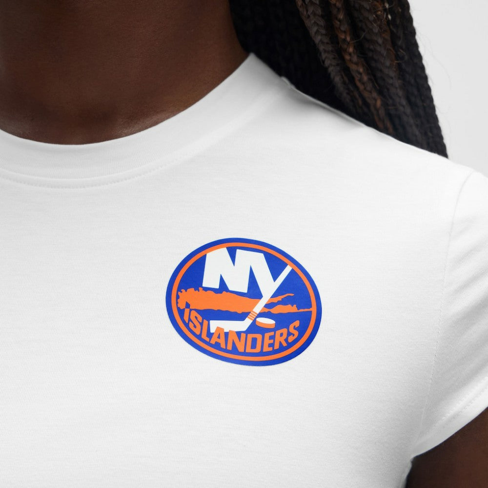 New York Islanders lululemon Women's Baby T-Shirt - White | NHL Clearance