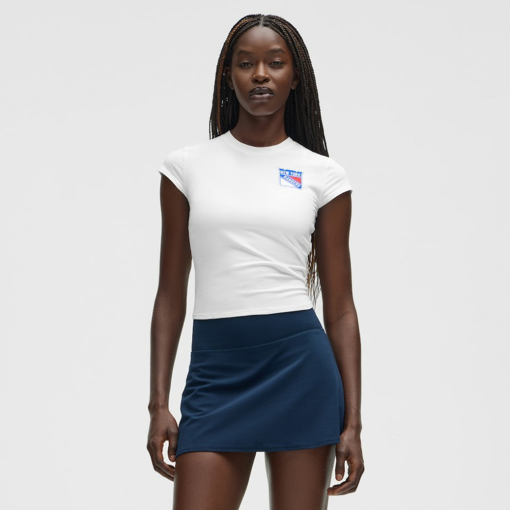 New York Rangers lululemon Women's Baby T-Shirt - White | NHL on sale