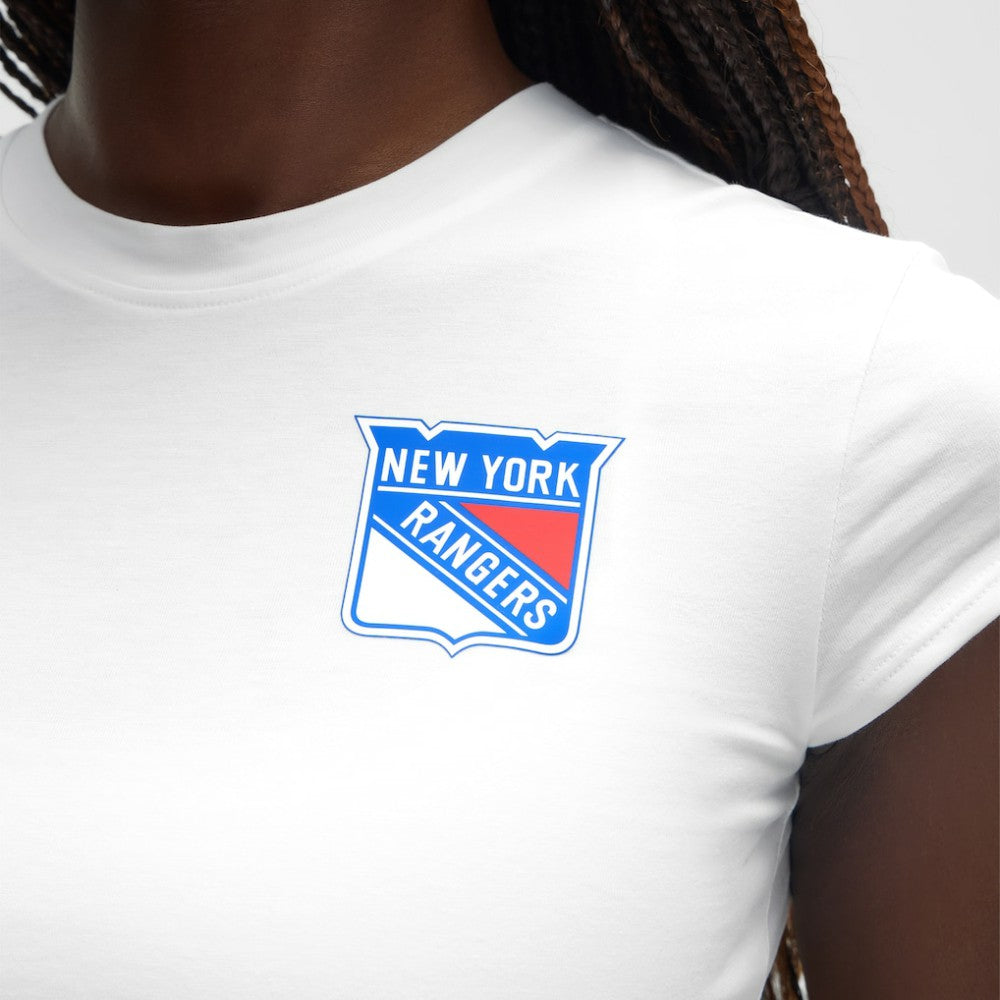 New York Rangers lululemon Women's Baby T-Shirt - White | NHL on sale