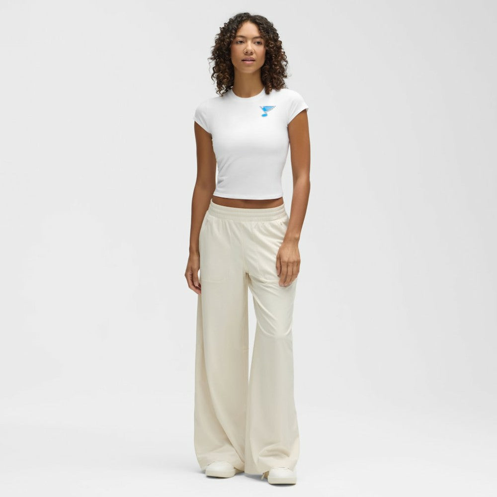 St. Louis Blues lululemon Women's Baby T-Shirt - White | NHL Lifestyle