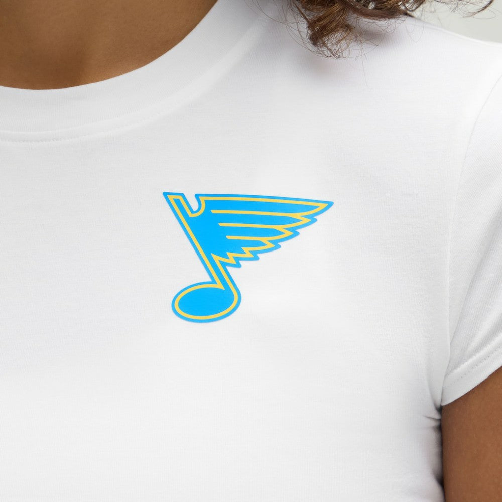 St. Louis Blues lululemon Women's Baby T-Shirt - White | NHL Lifestyle
