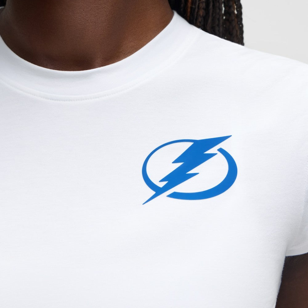 Tampa Bay Lightning lululemon Women's Baby T-Shirt - White | NHL on sale